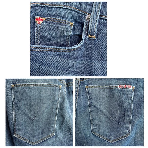 HUDSON | 'Brooklyn Moto Super Skinny' Jeans in Walk of Fame | Size 25 - Picture 12 of 15